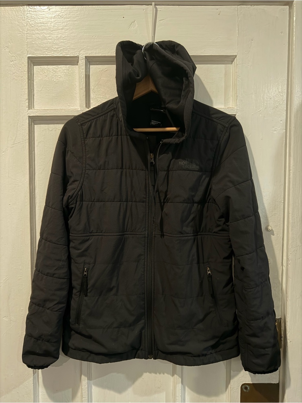 The North Face Black Quilted Hooded Puffer Jacket